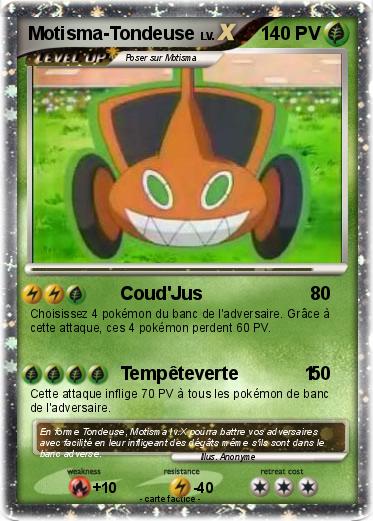 Pokemon Motisma-Tondeuse