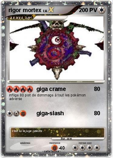 Pokemon rigor mortex