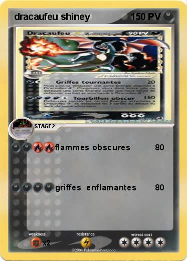Pokemon dracaufeu shiney