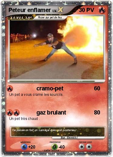 Pokemon Peteur enflamer
