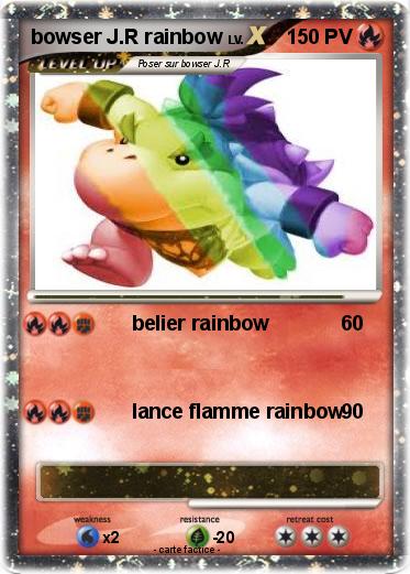 Pokemon bowser J.R rainbow
