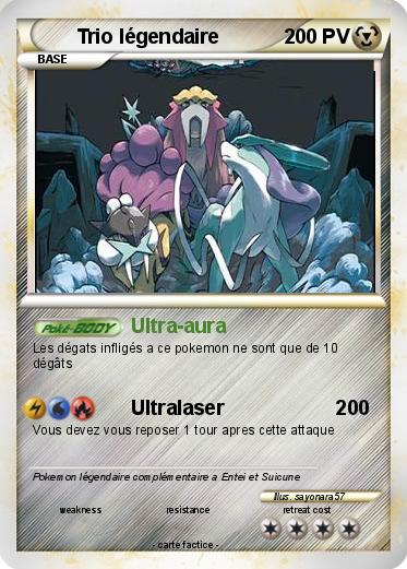 Pokemon Trio légendaire