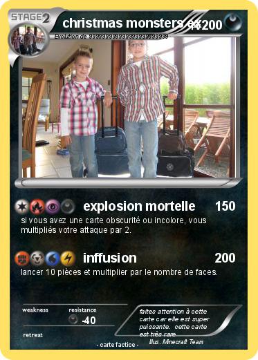 Pokemon christmas monsters ex