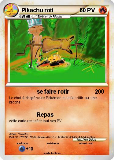 Pokemon Pikachu roti