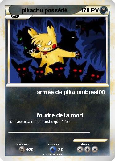 Pokemon pikachu possédé