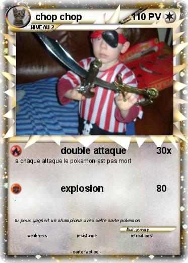 Pokemon chop chop