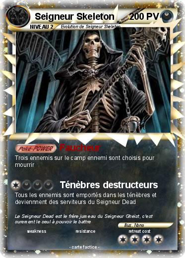 Pokemon Seigneur Skeleton