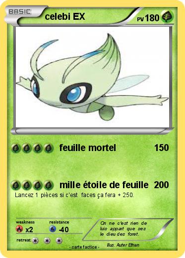Pokemon celebi EX