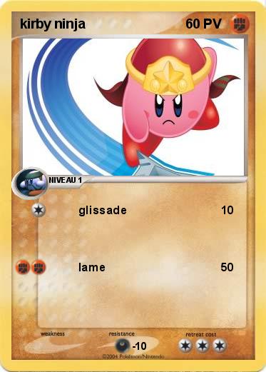 Pokemon kirby ninja