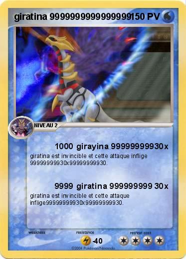 Pokemon giratina 9999999999999999