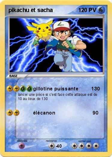 Pokemon pikachu et sacha
