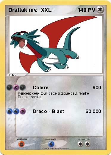 Pokemon Drattak niv.  XXL