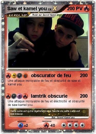 Pokemon Saw et kamel you