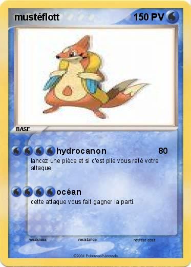 Pokemon mustéflott