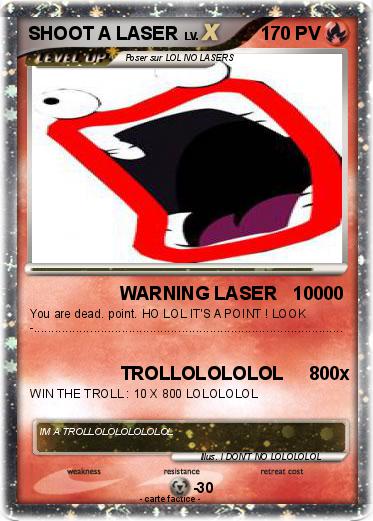 Pokemon SHOOT A LASER