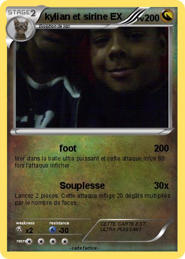 Pokemon kylian et sirine EX