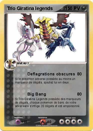 Pokemon Trio Giratina legends
