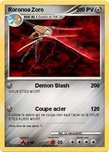 Pokemon Roronoa Zoro