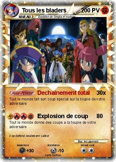 Pokemon Tous les bladers