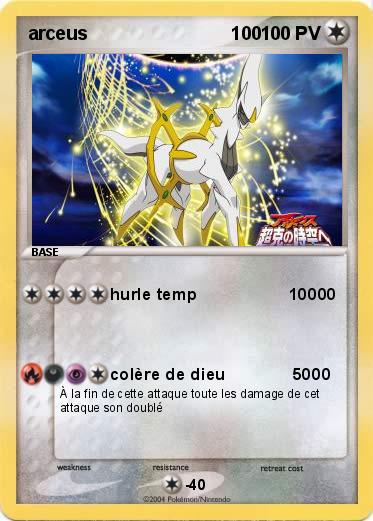 Pokemon arceus                            100   
