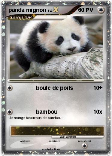 Pokemon panda mignon