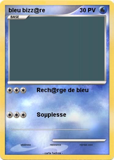Pokemon bleu bizz@re