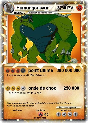 Pokemon Humungousaur       32