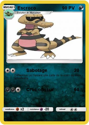 Pokemon Escroco