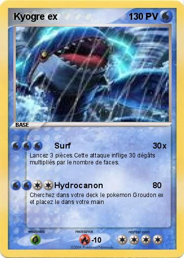 Pokemon Kyogre ex