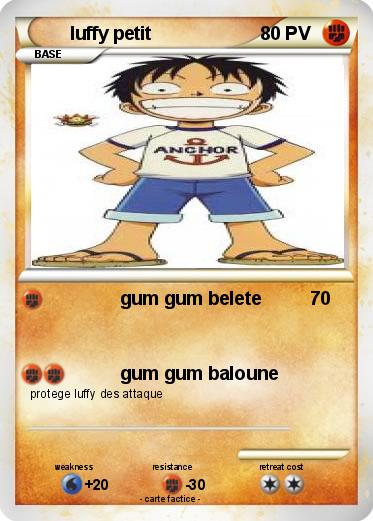 Pokemon luffy petit