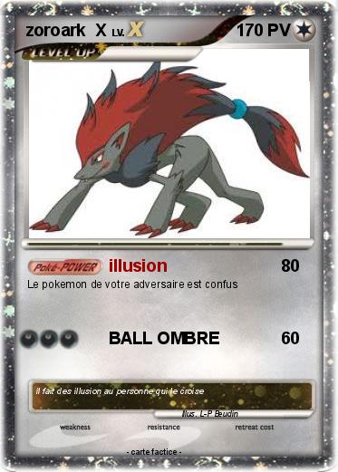 Pokemon zoroark  X