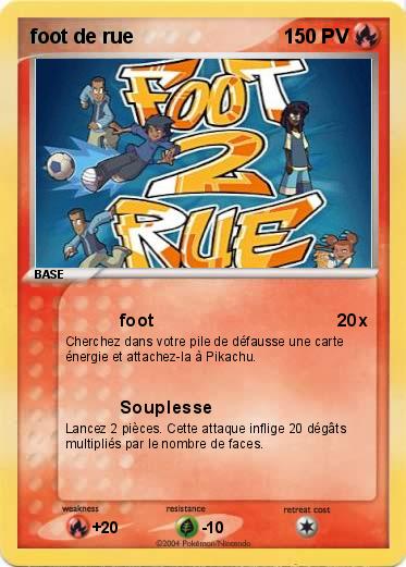 Pokemon foot de rue