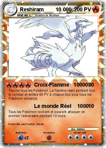 Pokemon Reshiram        10 000