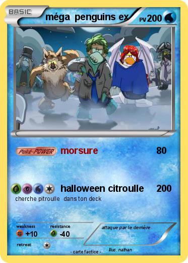 Pokemon méga  penguins ex