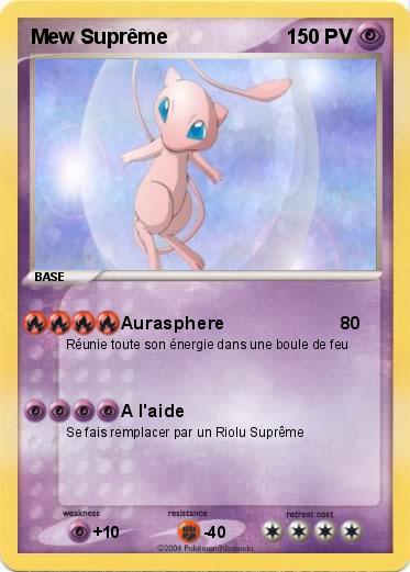 Pokemon Mew Suprême
