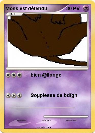 Pokemon Moss est détendu