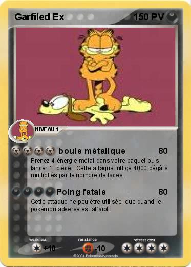 Pokemon Garfiled Ex