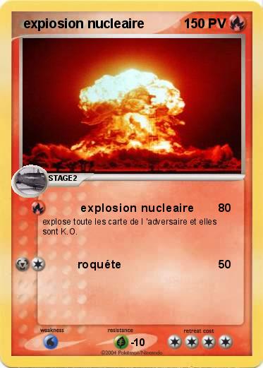 Pokemon  expiosion nucleaire