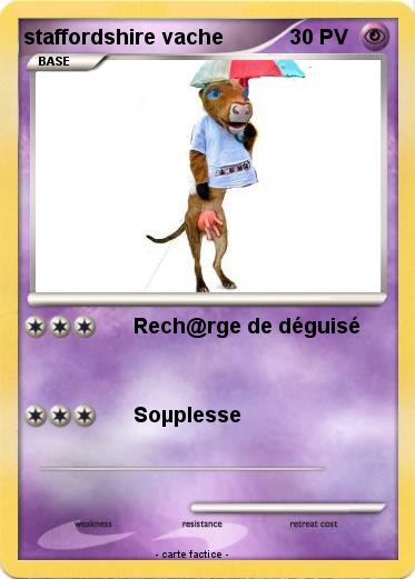 Pokemon staffordshire vache