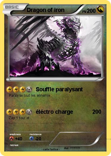 Pokemon Dragon of iron