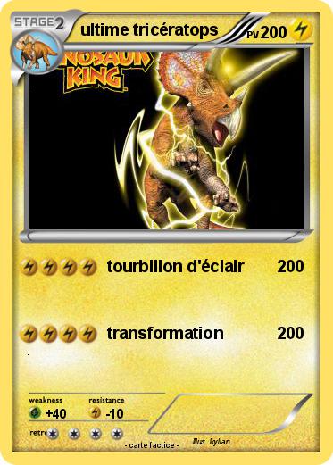 Pokemon ultime tricératops