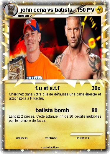 Pokemon john cena vs batista