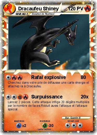 Pokemon Dracaufeu Shiney