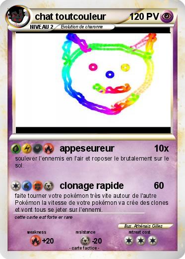 Pokemon chat toutcouleur