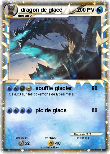 Pokemon dragon de glace