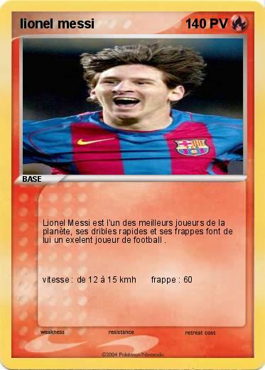 Pokemon lionel messi