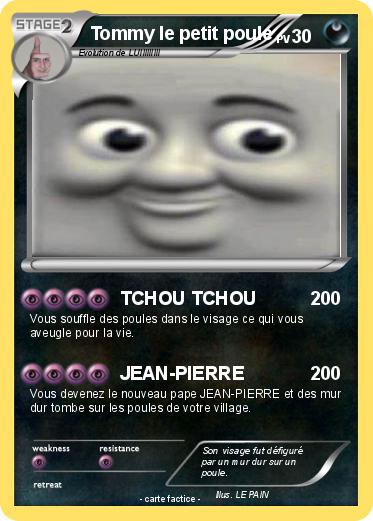 Pokemon Tommy le petit poule