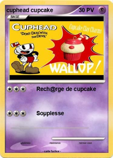 Pokemon cuphead cupcake