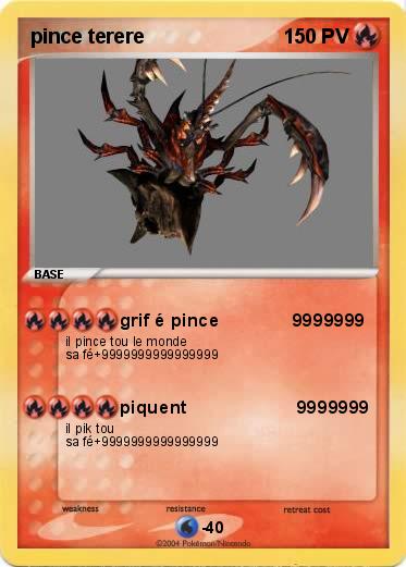 Pokemon pince terere