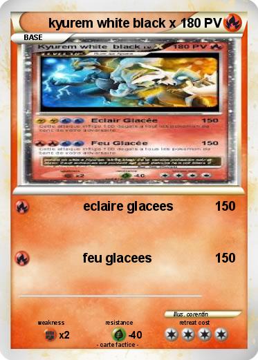 Pokemon kyurem white black x